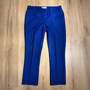 HOBBS‎ London Royal Blue Straight Trousers Slacks Cotton Blend Women’s Size 8